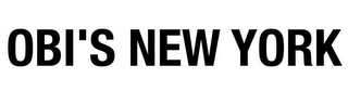 OBI'S NEW YORK logo