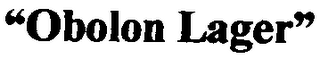 "OBOLON LAGER" logo