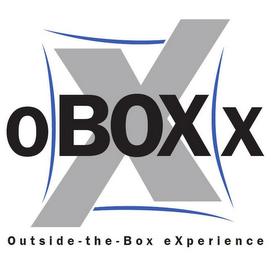 OBOXX OUTSIDE - THE - BOX EXPERIENCE X logo