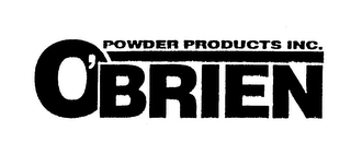 O'BRIEN POWDER PRODUCTS INC. logo