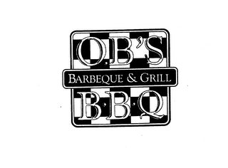 OB'S BARBEQUE & GRILL BBQ logo