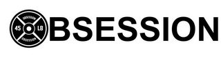 OBSESSION 45LB OBSESSION OBSESSION logo