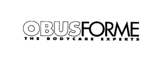 OBUSFORME THE BODYCARE EXPERTS logo