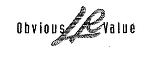 OBVIOUS LE VALUE logo