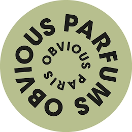 OBVIOUS PARFUMS OBVIOUS PARIS logo