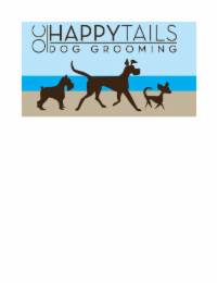 OC HAPPYTAILS DOG GROOMING logo