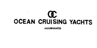 OC OCEAN CRUISING YACHTS INCORPORATED logo