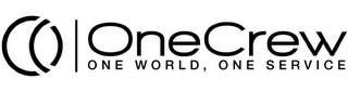 OC ONECREW ONE WORLD, ONE SERVICE logo