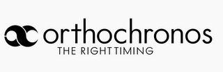 OC ORTHOCHRONOS THE RIGHT TIMING logo