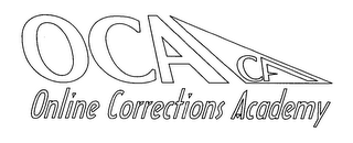 OCA CA ONLINE CORRECTIONS ACADEMY logo