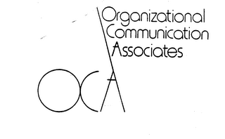 OCA ORGANIZATIONAL COMMUNICATION ASSOCIATES logo