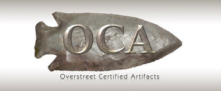 OCA OVERSTREET CERTIFIED ARTIFACTS logo