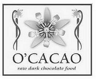 O'CACAO RAW DARK CHOCOLATE FOOD logo