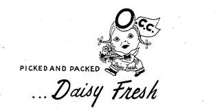 O.C.C. PICKED AND PACKED DAISY FRESH logo