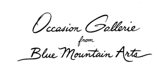 OCCASION GALLERIE FROM BLUE MOUNTAIN ARTS logo