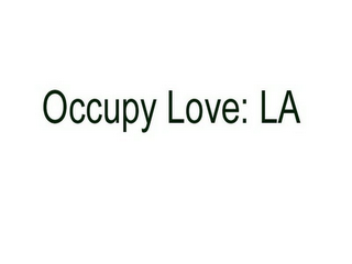 OCCUPY LOVE: LA logo