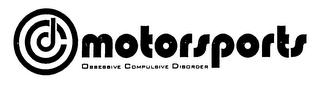 OCD MOTORSPORTS OBSESSIVE COMPULSIVE DISORDER logo