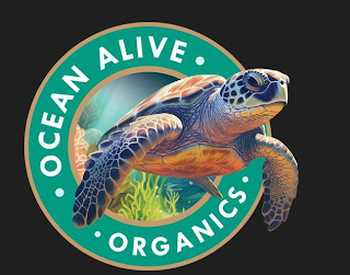 • OCEAN ALIVE • • ORGANICS • logo