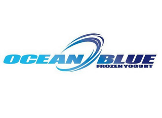 OCEAN BLUE FROZEN YOGURT logo