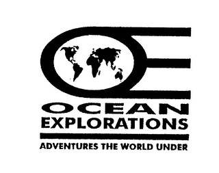 OCEAN EXPLORATIONS ADVENTURES THE WORLD UNDER logo