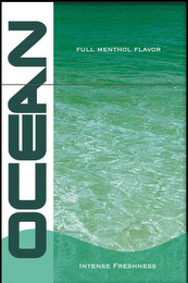 OCEAN FULL MENTHOL FLAVOR INTENSE FRESHNESS logo