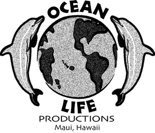 OCEAN LIFE PRODUCTIONS MAUI, HAWAII logo