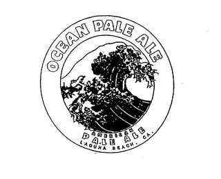 OCEAN PALE ALE AMERICAN PALE ALE LAGUNA BEACH, CA logo