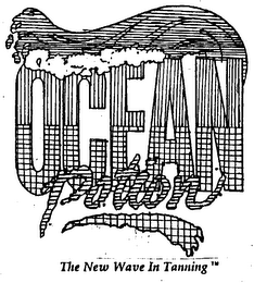 OCEAN POTION-THE NEW WAVE IN TANNING logo