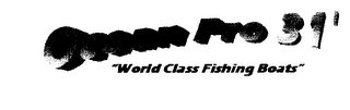 OCEAN PRO 31' WORLD CLASS FISHING BOATS logo