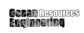 OCEAN RESOURCES ENGINEERING logo