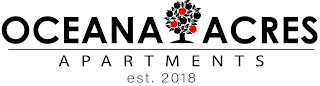 OCEANA ACRES APARTMENTS EST. 2018 logo