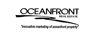 OCEANFRONT REAL ESTATE "INNOVATIVE MARKETING OF OCEANFRONT PROPERTY" logo