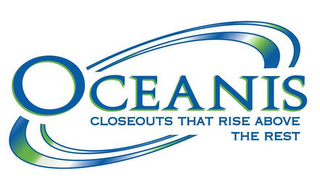 OCEANIS CLOSEOUTS THAT RISE ABOVE THE REST logo