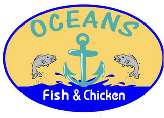 OCEANS FISH & CHICKEN logo