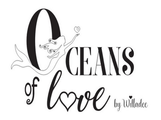 OCEANS OF LOVE BY WILLADEE logo