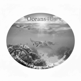 OCEANS4US PROTECTING OUR DIVINE SEAS FOR GENERATIONS logo