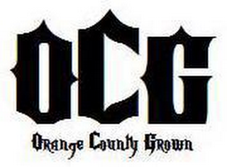 OCG ORANGE COUNTY GROWN logo