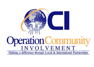 OCI OPERATION COMMUNITY INVOLVEMENT MAKING A DIFFERENCE THROUGH LOCAL & INTERNATIONAL PARTNERSHIPS logo