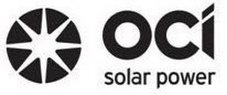 OCI SOLAR POWER logo