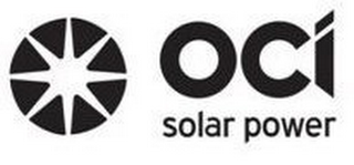 OCI SOLAR POWER logo