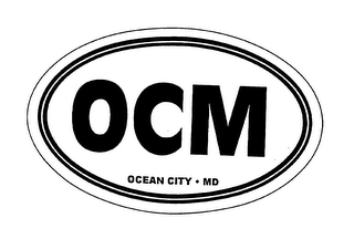 OCM OCEAN CITY * MD logo