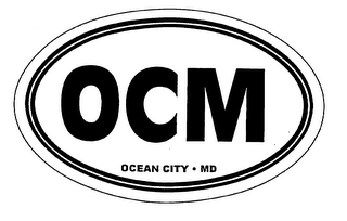 OCM OCEAN CITY MD logo