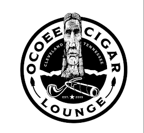 OCOEE CIGAR LOUNGE CLEVELAND TENNESSEE EST. 2019 logo