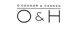 O'CONNOR & HANNAN O & H logo