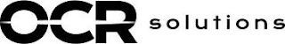 OCR SOLUTIONS logo