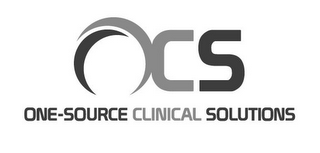 OCS ONE-SOURCE CLINICAL SOLUTIONS logo