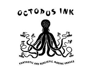 OCTOPUS INK FANTASTIC AND REALISTIC MARINE IMAGES logo