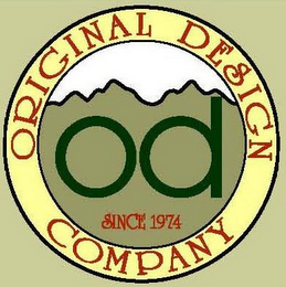 OD SINCE 1974 ORIGINAL DESIGN COMPANY logo