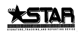 O.D. STAR SIGNATURE, TRACKING, AND REPORTING DEVICE logo