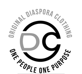 ODC ORIGINAL DIASPORA CLOTHING ONE PEOPLE ONE PURPOSE logo